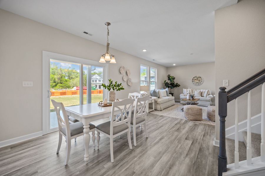 Furnished interior view inside a new home in Neill's Pointe, Angier (Image 12).