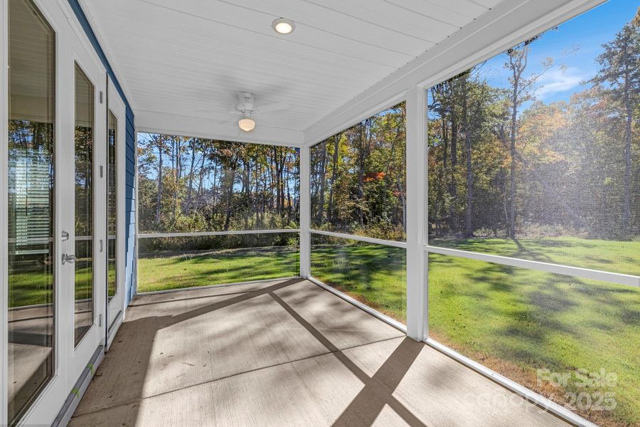 Exterior details and patio area of a home in Stonebridge Fairways, Monroe (Image 4).