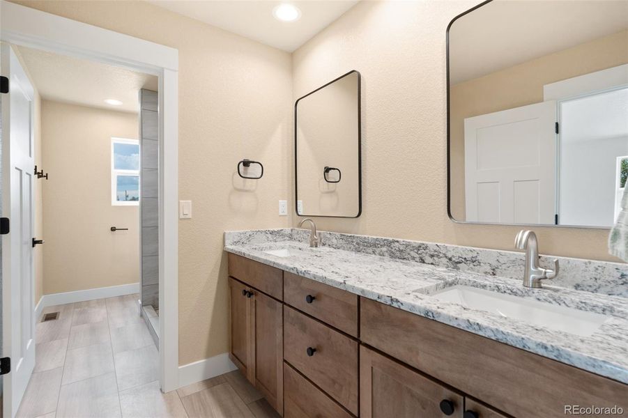 Primary bathroom Primary bathroom