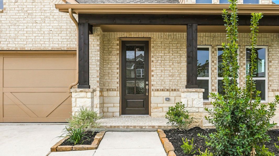 Exterior details and patio area of a home in The Oaks, Red Oak (Image 23). Exterior details and patio area of a home in The Oaks, Red Oak (Image 23).
