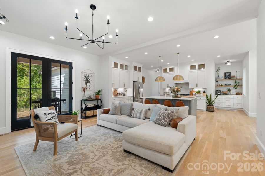 Furnished interior view inside a new home in , Rockwell (Image 36).