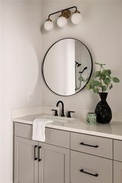 Furnished interior view inside a new home in Towns on Thompson, Alpharetta (Image 18).