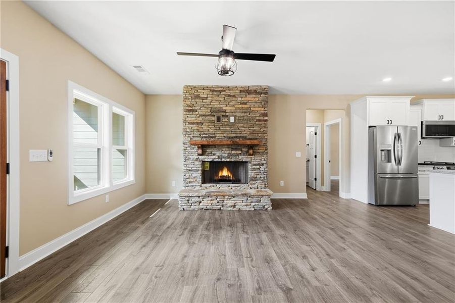 Furnished interior view inside a new home in , Ball Ground (Image 16).