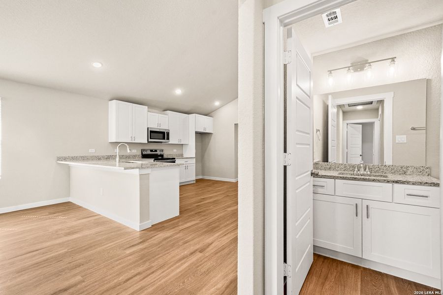 Furnished interior view inside a new home in , San Antonio (Image 6).