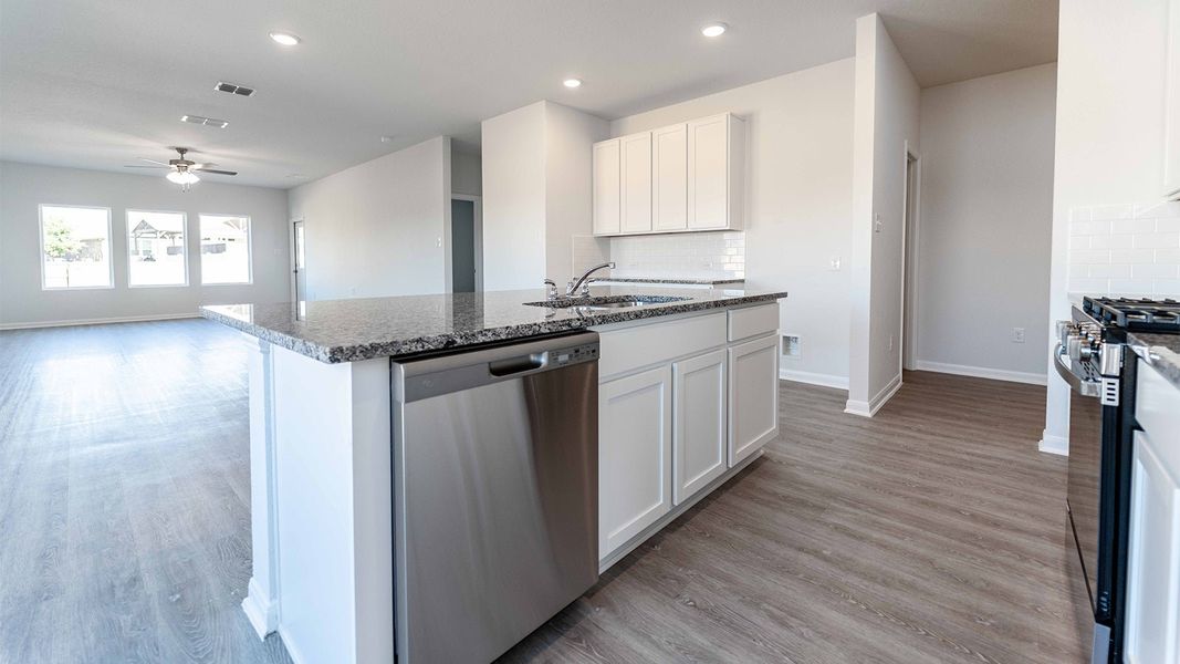 Furnished interior view inside a new home in Willow View, Converse (Image 6).