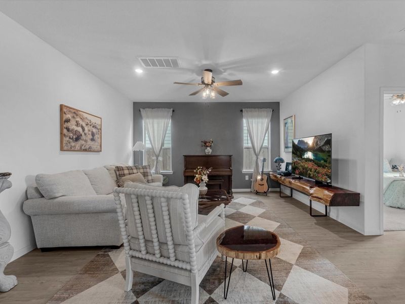 Furnished interior view inside a new home in Mavera, Conroe (Image 13).