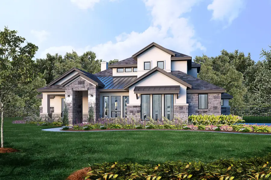 Representative exterior photo of a completed home built from the Ingram II by Giddens Homes in Whispering Wind, Bertram, TX (Image 27).