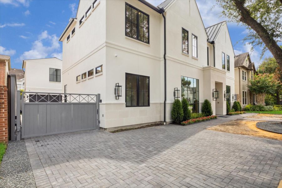 Front exterior of a new home in , West University Place, TX, highlighting curb appeal (Image 2).