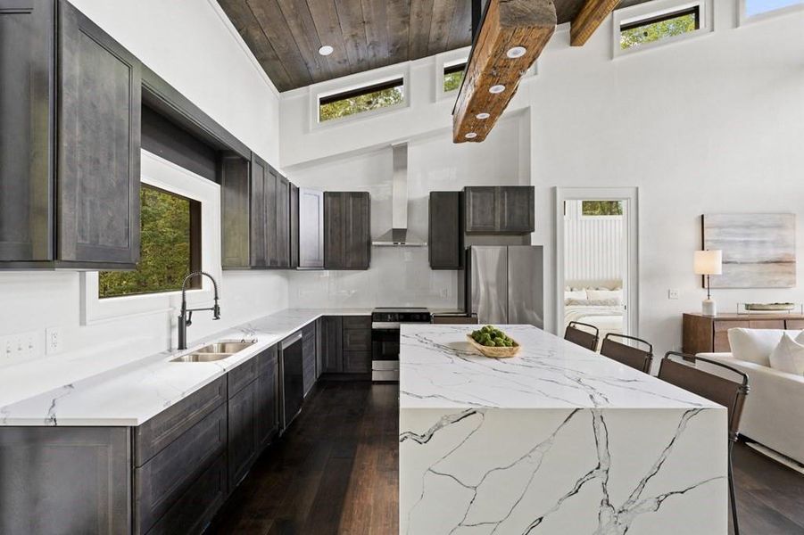 Furnished interior view inside a new home in , Mineral Bluff (Image 8).