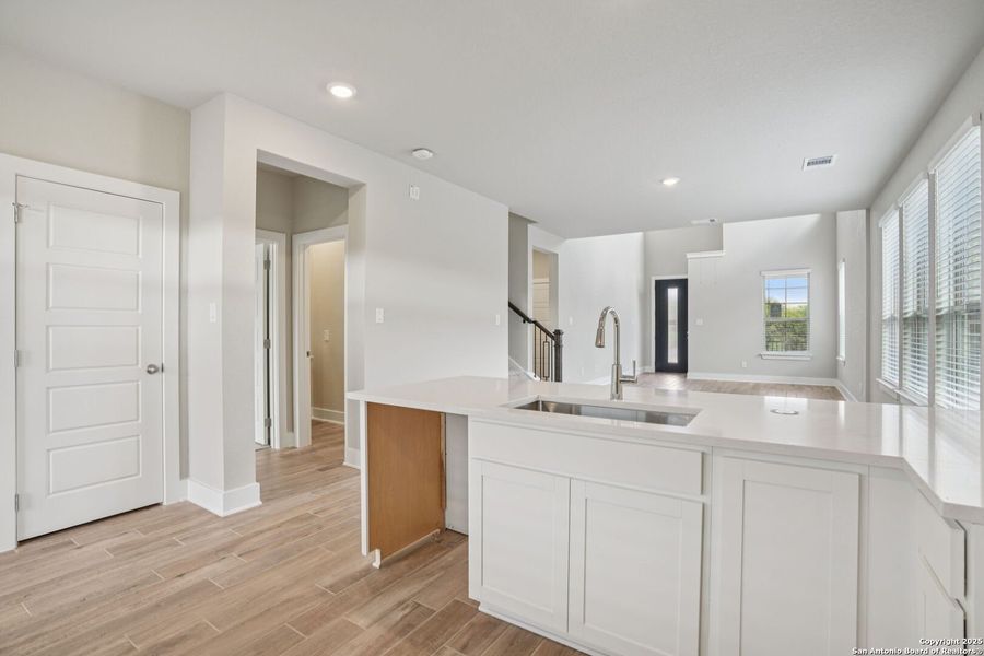 Furnished interior view inside a new home in Kallison Ranch, San Antonio (Image 8).