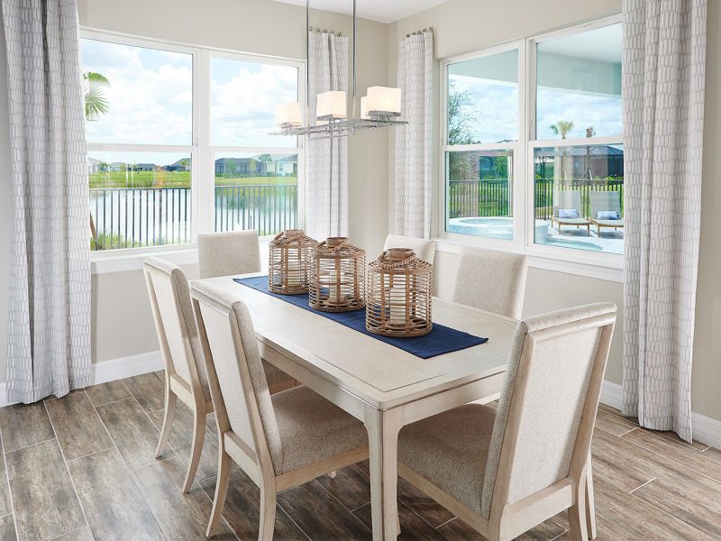 Dining Room modeled at Babcock Ranch.