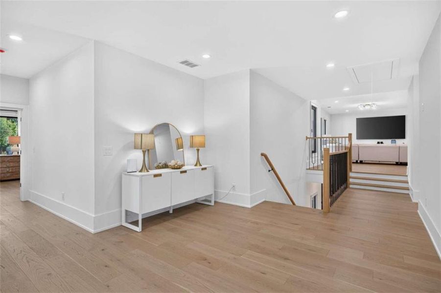 Furnished interior view inside a new home in , Hoschton (Image 9).