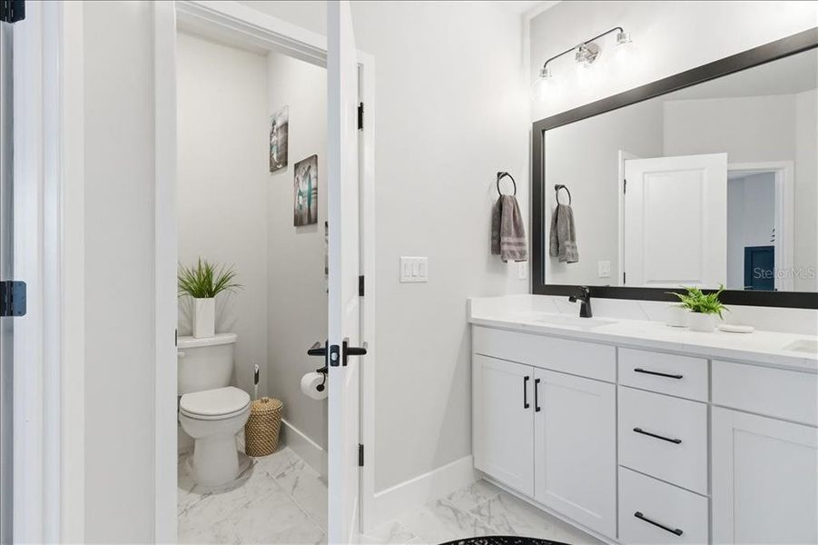 Furnished interior view inside a new home in , Sarasota (Image 38).