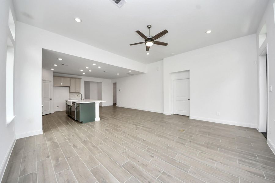 Spacious, unfurnished interior of a new home in Gatherings® at Chambers Creek: Duets Collection, Willis (Image 27). Spacious, unfurnished interior of a new home in Gatherings® at Chambers Creek: Duets Collection, Willis (Image 27).