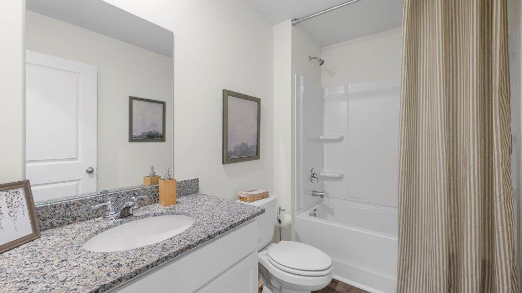 Furnished interior view inside a new home in Fox Hollow, Dalton (Image 7).