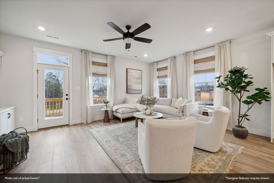 Furnished interior view inside a new home in Avenue One, Castle Hayne (Image 9).