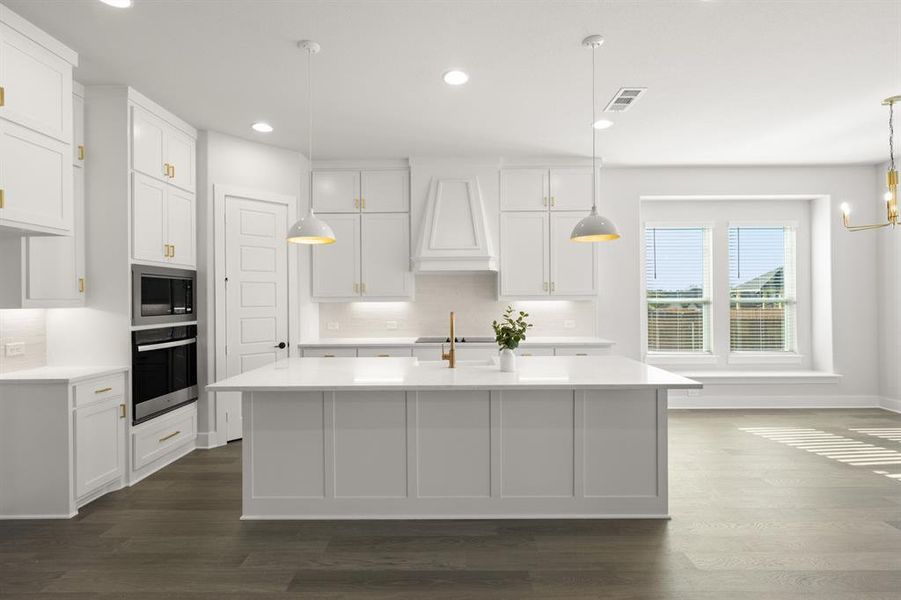 Furnished interior view inside a new home in Hayes Crossing - Phase 2, Midlothian (Image 14).