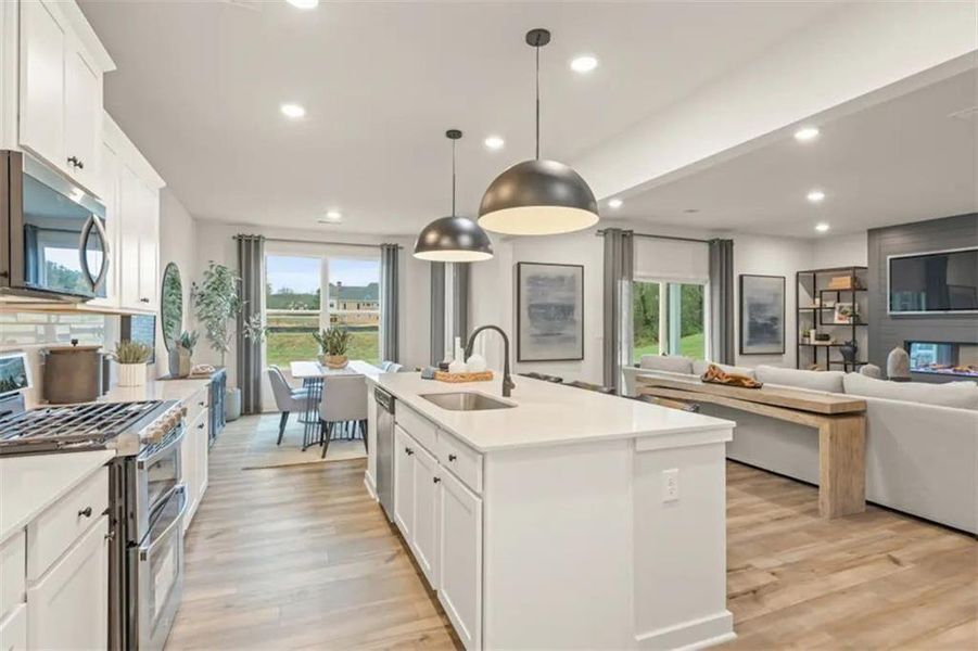 Furnished interior view inside a new home in Brookshire Manor, Canton (Image 10).