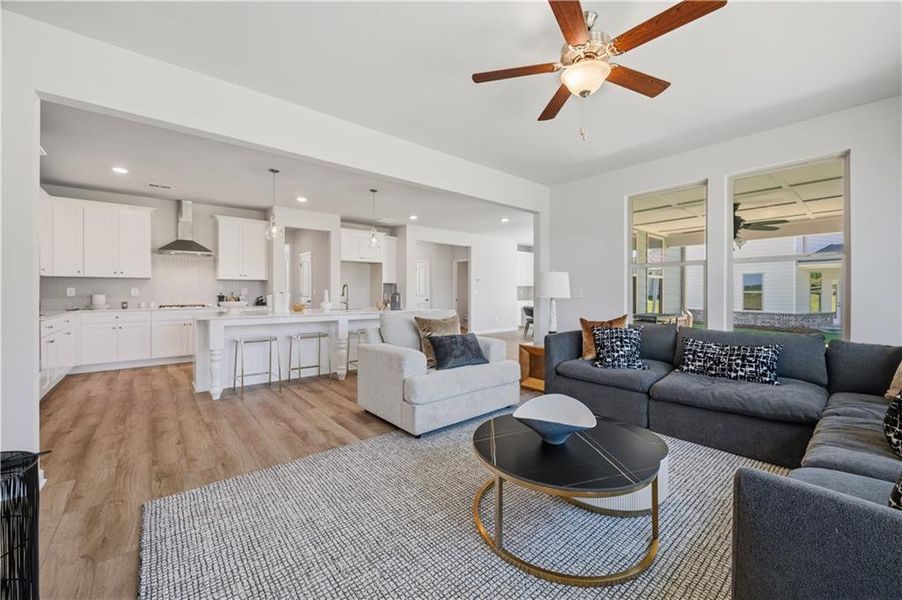 Furnished interior view inside a new home in Brighton, Locust Grove (Image 29).