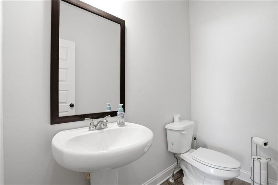 Furnished interior view inside a new home in Calgary Downs, Winder (Image 34).