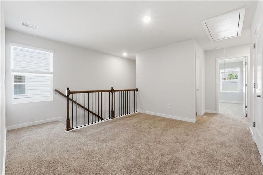 Spacious, unfurnished interior of a new home in Creekbend Overlook, South Fulton (Image 14).