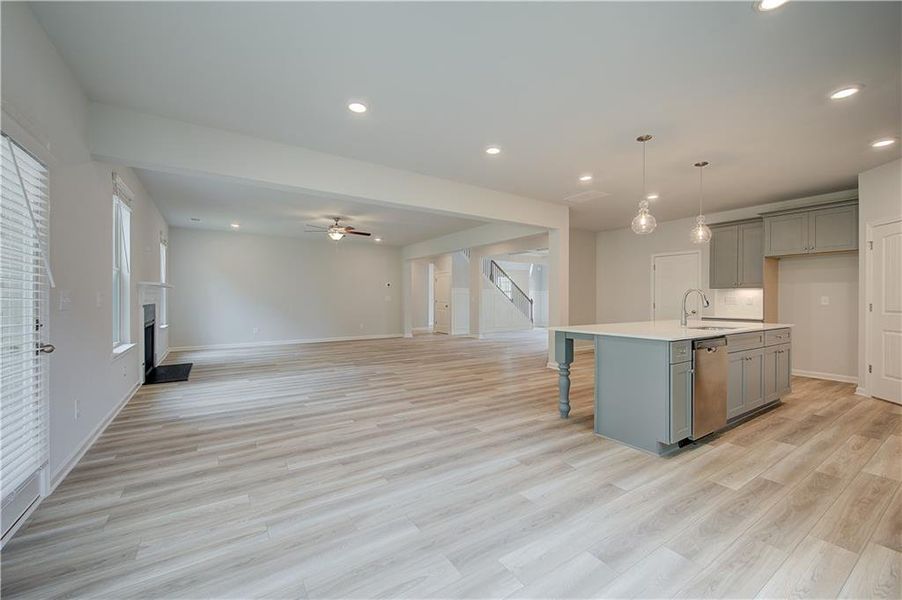Spacious, unfurnished interior of a new home in Cambria at Traditions, Hampton (Image 16).