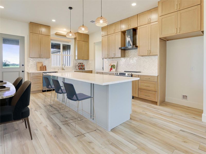 Furnished interior view inside a new home in , Angleton (Image 8).