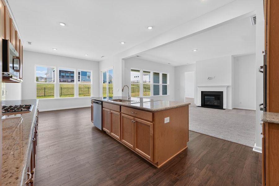 Furnished interior view inside a new home in Estates at Sugar Creek, Fort Mill (Image 9).