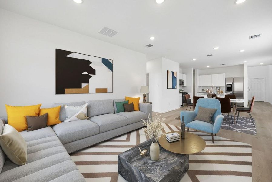 Furnished interior view inside a new home in Stokesbury, Waller (Image 7).