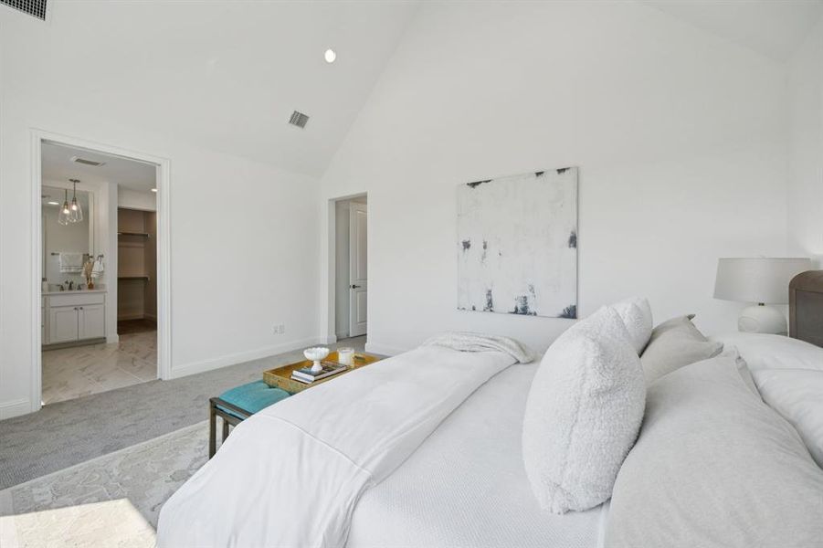 Furnished interior view inside a new home in , Dallas (Image 21). Furnished interior view inside a new home in , Dallas (Image 21).