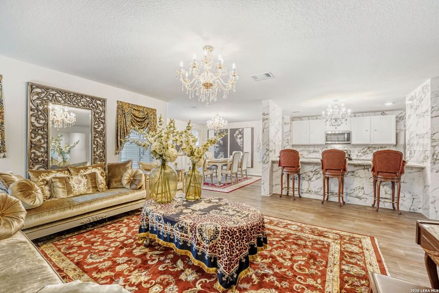 Furnished interior view inside a new home in Redbird Ranch, San Antonio (Image 16).