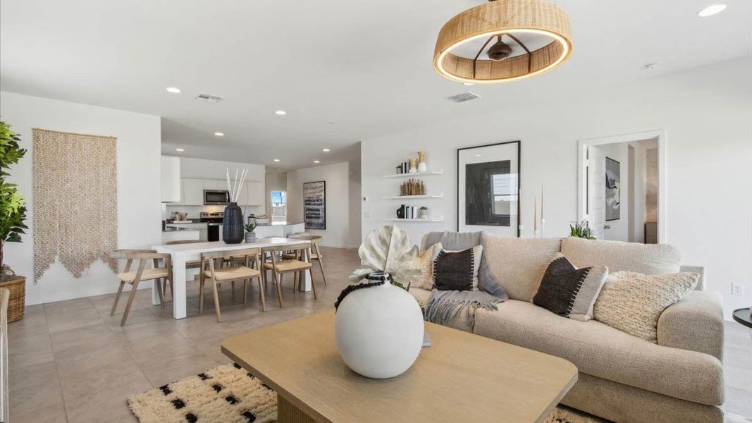 Furnished interior view inside a new home in Western Crossing, Florence (Image 12). Furnished interior view inside a new home in Western Crossing, Florence (Image 12).