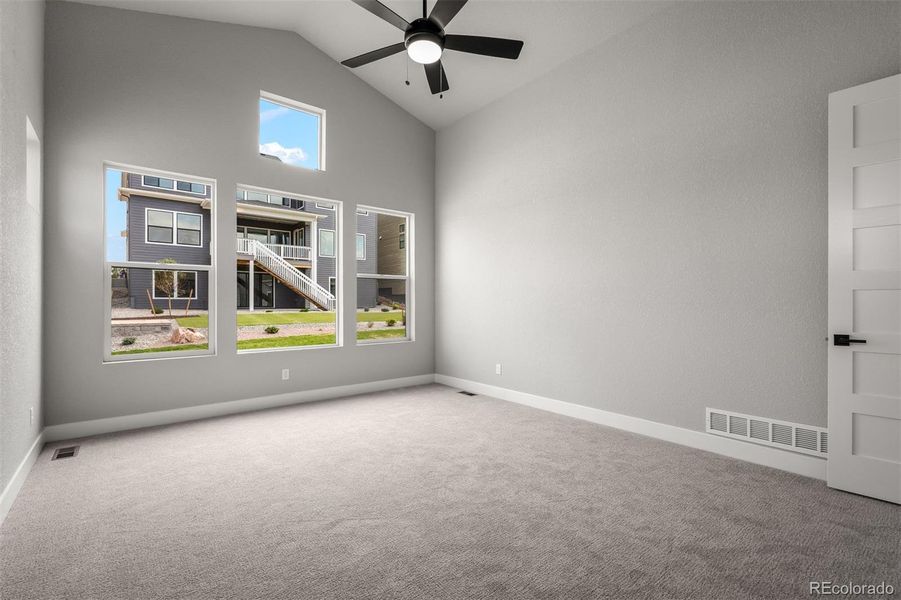 Spacious, unfurnished interior of a new home in Cloverleaf – Mountainview Collection, Monument (Image 31).