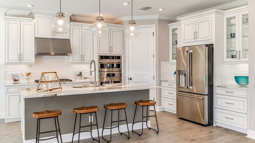 Furnished interior view inside a new home in Center Lake Ranch Community Group Page, St. Cloud (Image 6).
