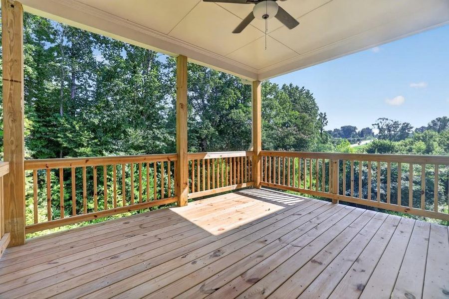 Exterior details and patio area of a home in Stratford Hills, Ball Ground (Image 3).