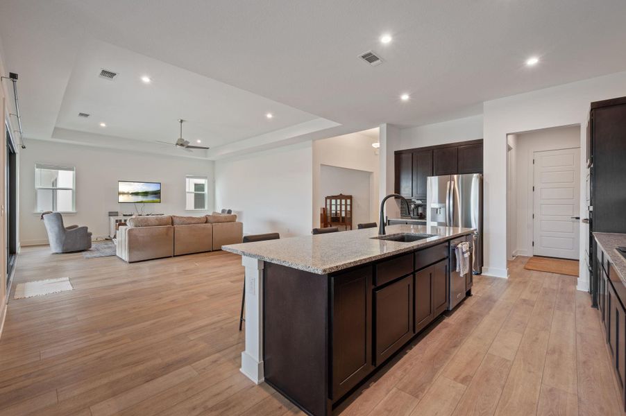 Furnished interior view inside a new home in , Liberty Hill (Image 11). Furnished interior view inside a new home in , Liberty Hill (Image 11).