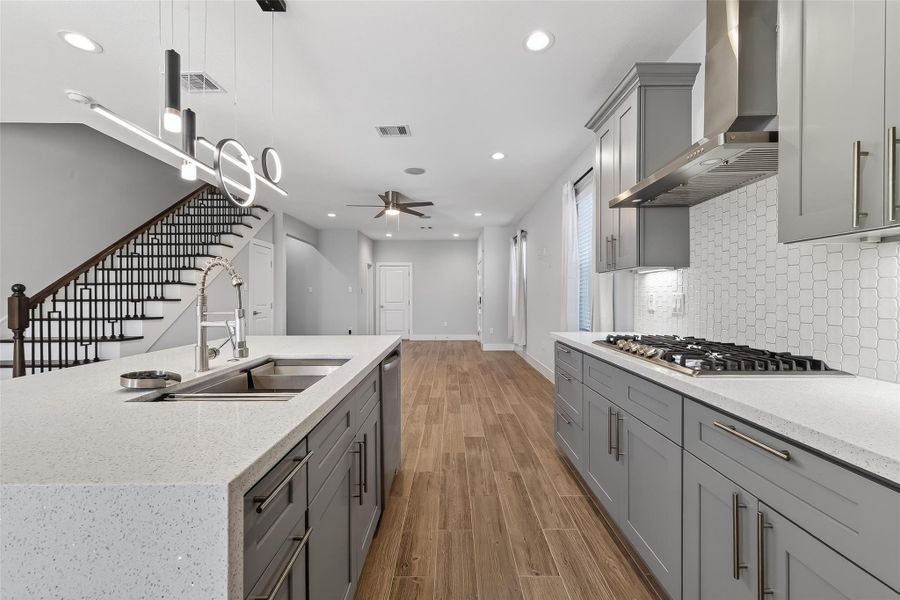 Furnished interior view inside a new home in , Houston (Image 12).