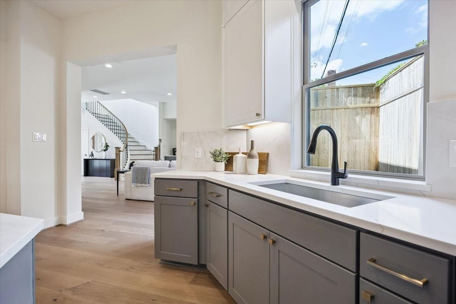 Furnished interior view inside a new home in , Houston (Image 31).