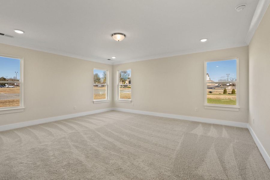 Spacious, unfurnished interior of a new home in Founders Club, Moore (Image 26). Spacious, unfurnished interior of a new home in Founders Club, Moore (Image 26).