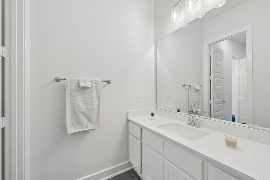 Furnished interior view inside a new home in The Woodlands Hills, Willis (Image 42).