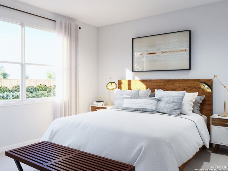 Furnished interior view inside a new home in Abbott Place, St. Hedwig (Image 18).