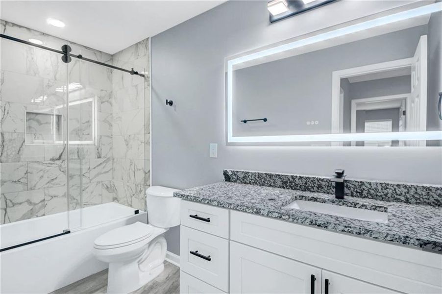 Furnished interior view inside a new home in , Austell (Image 14).