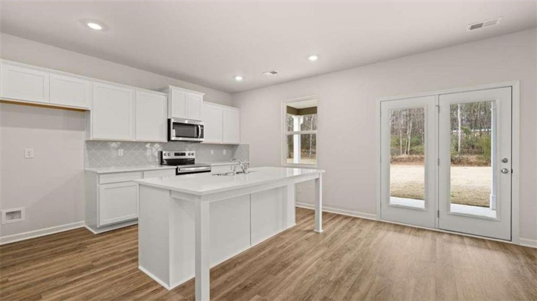 Furnished interior view inside a new home in Jackson Landing, Jefferson (Image 12). Furnished interior view inside a new home in Jackson Landing, Jefferson (Image 12).