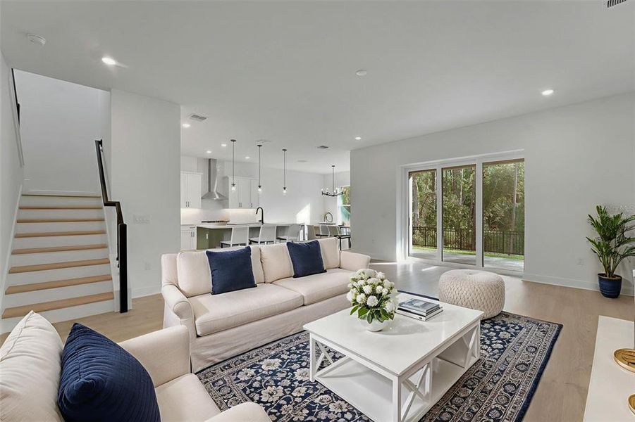 Furnished interior view inside a new home in Palms at Windermere, Windermere (Image 16). Furnished interior view inside a new home in Palms at Windermere, Windermere (Image 16).