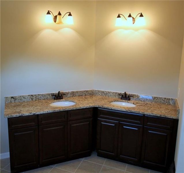 Representative furnished interior of a home built from the The Hayden by Bamford and Company in Rowland Springs, Cartersville (Image 8).