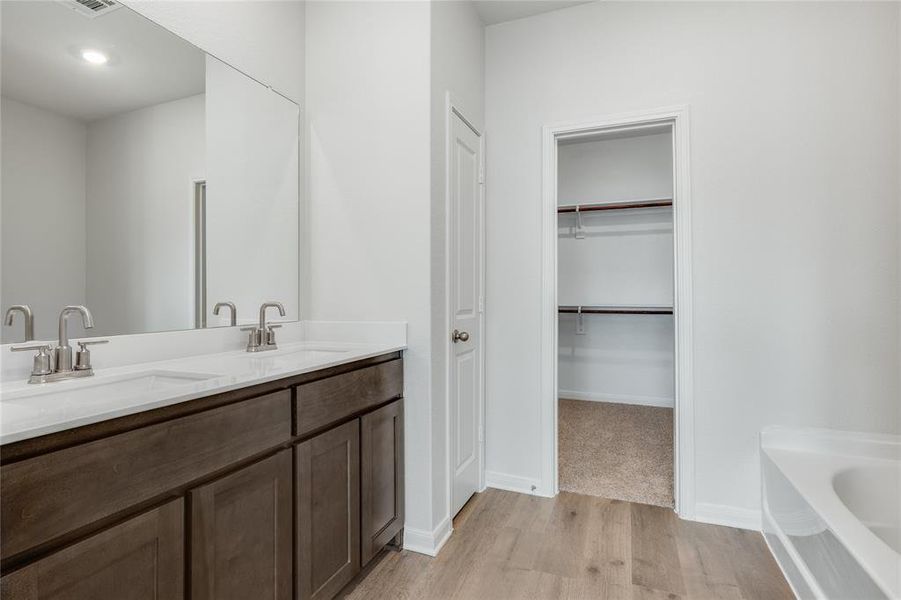 Furnished interior view inside a new home in Vista West, Fort Worth (Image 3). Furnished interior view inside a new home in Vista West, Fort Worth (Image 3).