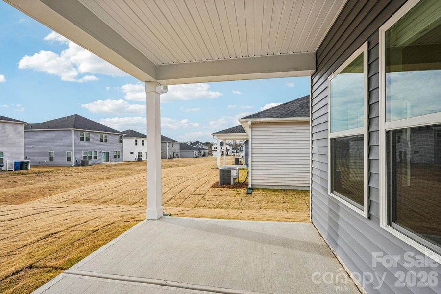 Exterior details and patio area of a home in Oxford Station, Salisbury (Image 16).