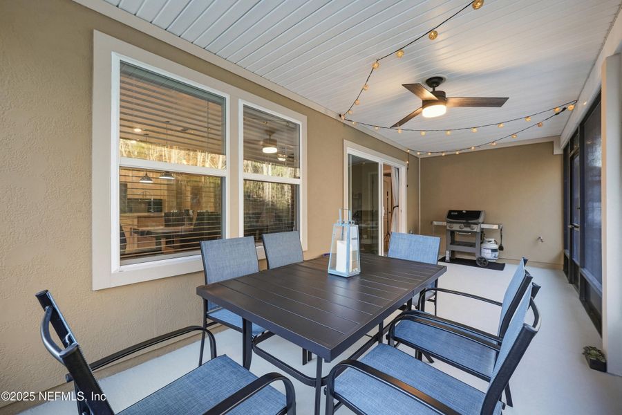 Exterior details and patio area of a home in Parkland Preserve, St. Augustine (Image 4).