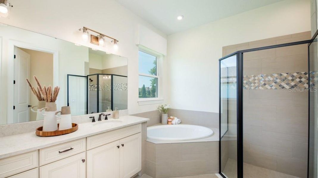 Furnished interior view inside a new home in Westview Community Group Page, Kissimmee (Image 9).