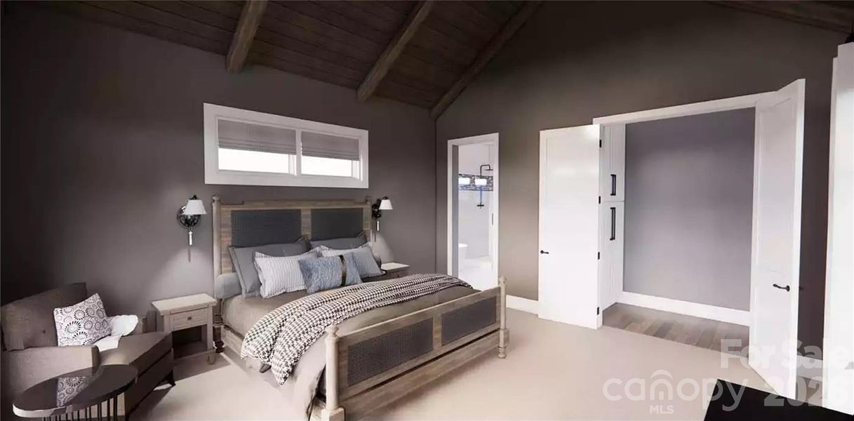 Furnished interior view inside a new home in , Denver (Image 15).